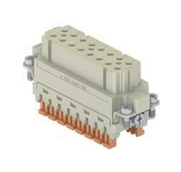 ILME Buchseneinsatz Gr.66.16 CSAHF 16 16P+PE Silber SQUICH 16A 250V