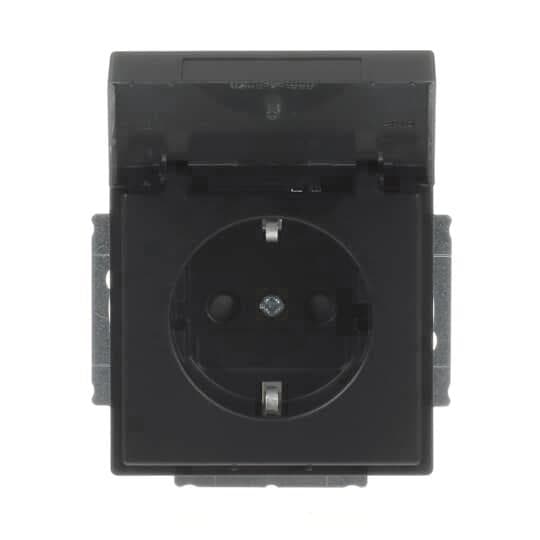 BJ SCHUKO Steckdosen-Einsatz 20 EUKB-81 anthrazit future linear