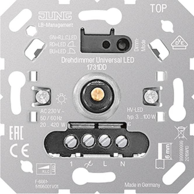 Jung Drehdimmer UNI LED 1731DD