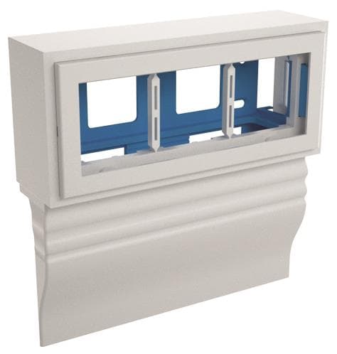 GGK 114303 Leerdose 3f f.E- 4D 20x80-D3 Sockelleiste Berliner Profil waag