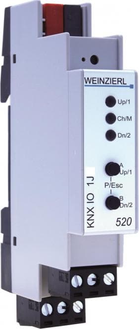 Weinzierl KNX IO 520 Jalousieaktor 5225 Binär 2Eing. 1Ausg. Logik-u.Timerfunkt.