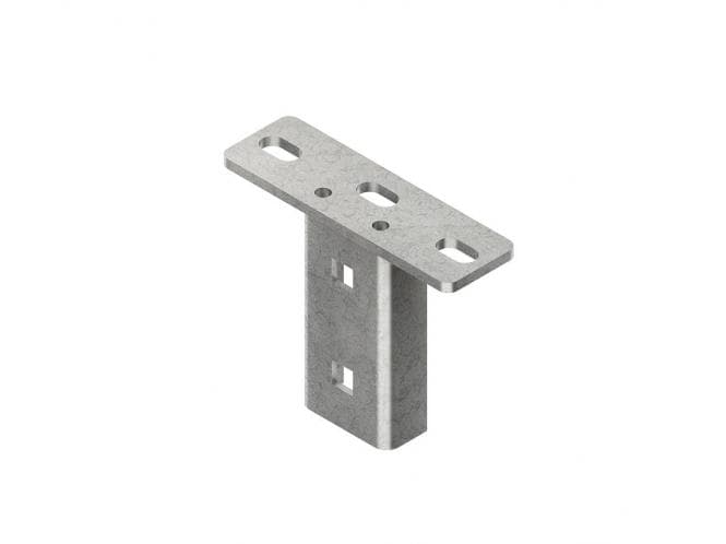 Niedax Schraubkopfplatte KU 4530 F f.Profil U 4530 Stahl feuervzkt inkl.Zub (Inhalt 20 Stück)