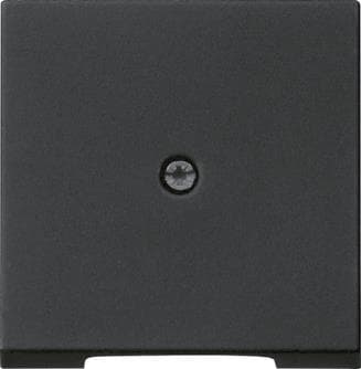 GIRA 0274005 Abdeckung Schnurableitung VDo System 55 Schwarz matt (lackiert)