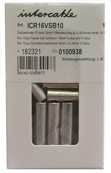 Intercable ICR16VSB10 Stoßverbinder 16qmm m.Mittenanschlag SB-Boxen In.:10St