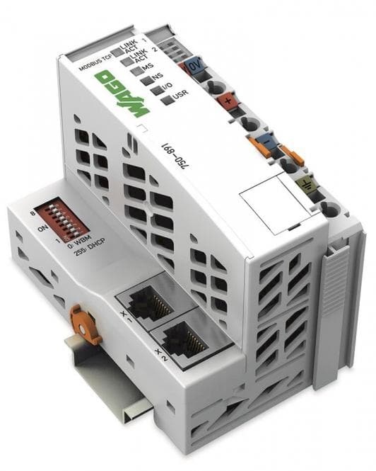 WAGO 750-891 Controller Modbus TCP,4. Generation,2 x ETHERNET