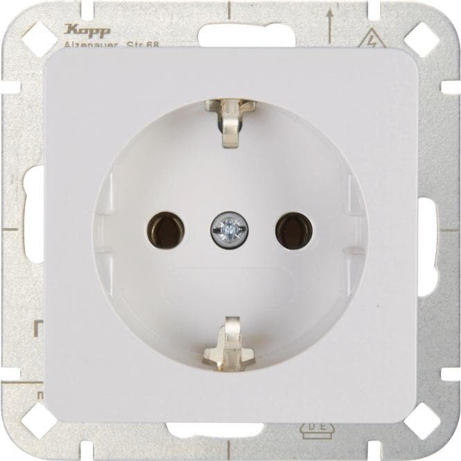Kopp HK02 Schutzkontakt 914813003 Steckdose arktisweiß