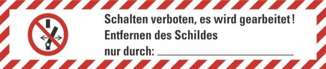 HEIN 39433 Wartungsaufkleber HEIN_39433 Schalten verb. ASR Folie