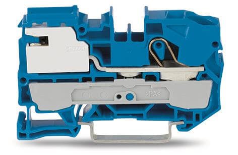 WAGO 2010-7114 1-Leiter-N-Trennklemme,10 mm²,Push-in CAGE CLAMP ,blau