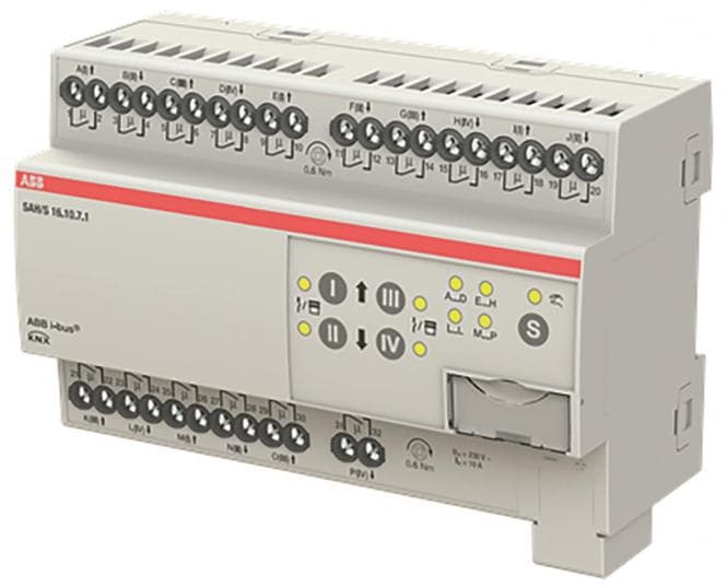 ABB Schalt-/Jalousieaktor SAH/S16.6.7.1 16fach 6 A REG 2CDG110245R0011