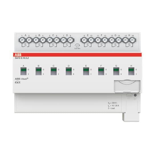 ABB Schaltaktor 8fach 16 A SA/S8.16.5.2 C-Last REG 2CDG110267R0011