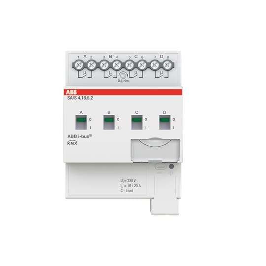 ABB Schaltaktor 4fach 16 A SA/S4.16.5.2 C-Last REG 2CDG110266R0011