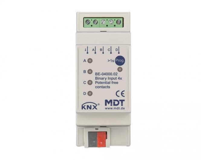 MDT Binäreingang 4-fach 2TE REG Ausführung potentialfrei BE-04000.02