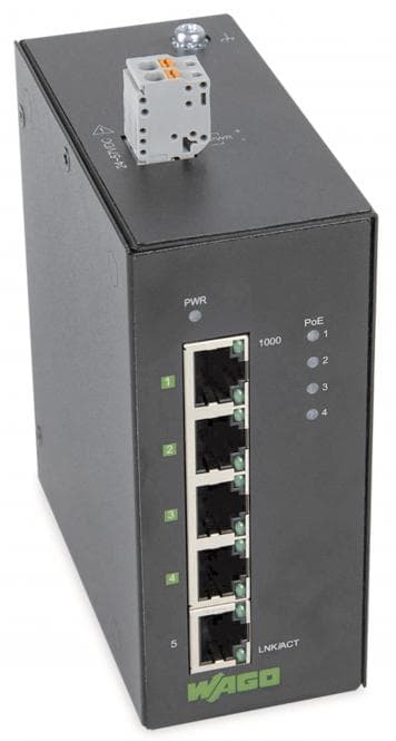 WAGO 852-1411/000-001 Industrial -ECO -Switch,5 Ports 1000Base -T