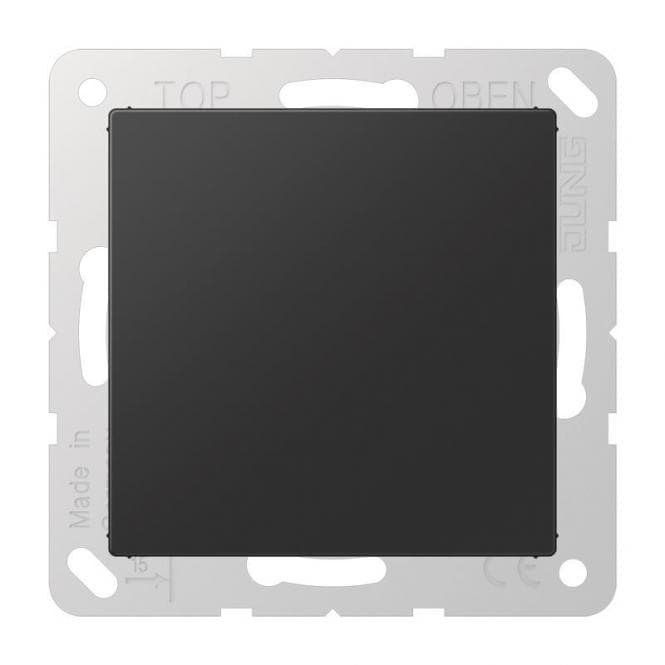 Jung Blind-Abdeckung A594-0SWM schwarz