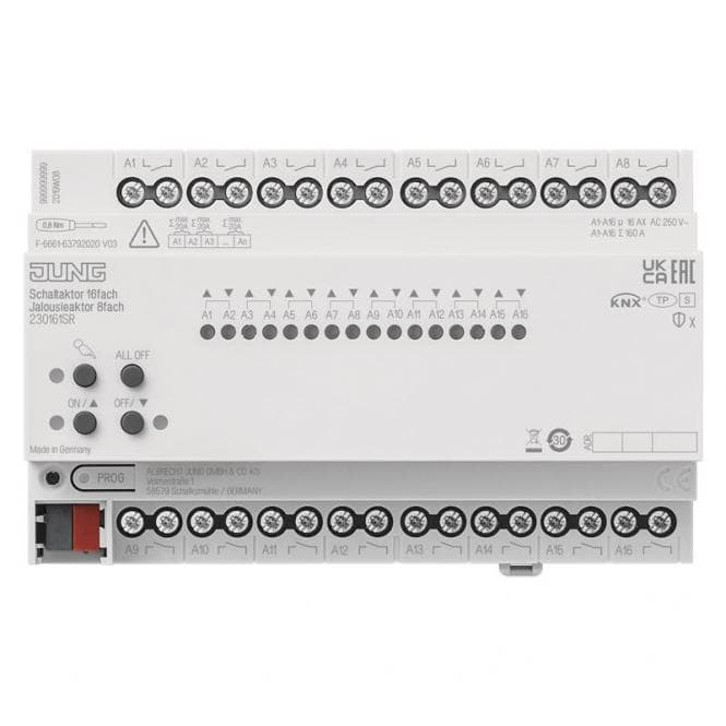 Jung KNX Schaltaktor 16f KNX 230161SR Jalousieaktor