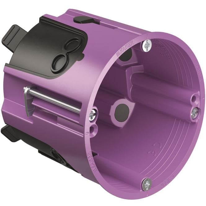 Kaiser Hohlwand Daten- 9280-22 u.Netzwerkdose O-range ECON T74mm