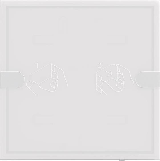GIRA 5001003 Tastsensor4 Komfort 1fach OneKNX TS4 Weiß