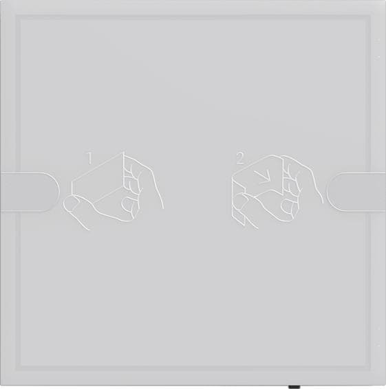 GIRA 5001028 Tastsensor4 Komfort 1fach OneKNX TS4 Anthrazit