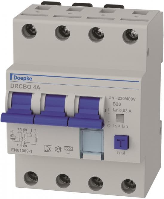 Doepke DRCBO 4 B20/0,03/3N-A FI-/LS-Kombination 3p+N 20 A 09945105