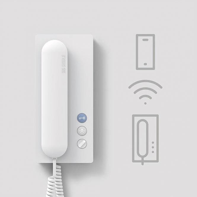 Siedle Weiß Haustelefon 6+n IQ HTA m.WLAN-Schnittstelle f.Siedle App