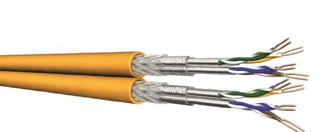 Datenkabel UC1500HS/22 Cat.7A 4P LSHF 2x4x2 AWG22 Duplex 500m Trommel 60088517 (Inhalt 500 Stück)