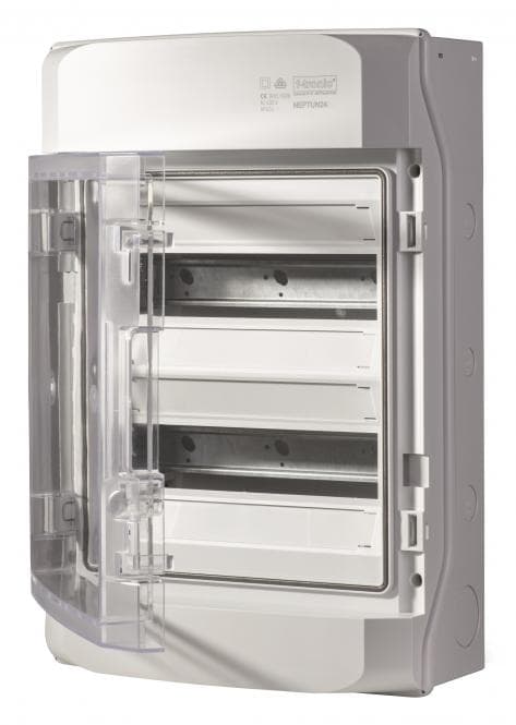 f-tronic AP Feuchtraumverteiler NEPTUN24 IP65 7270002 2-reihig