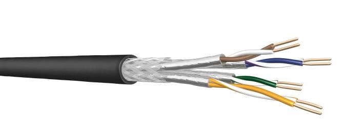 DRAKA UC1500 SS22 C7A S/FTP 4P PE 1000DW 4x2 AWG22 UC Kupfer PE Datenkabel (Inhalt 1 Stück)