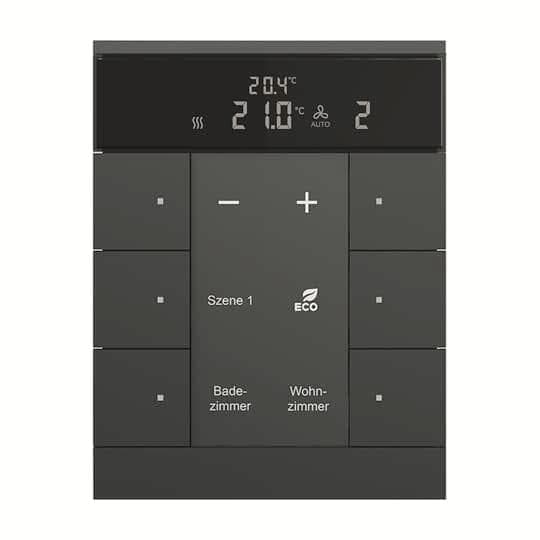 BJ HVAC-Gerät,6fach BE SBR/U6.0.11-885 schwarz matt