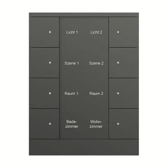 BJ 8f.Bedienelement SB/U8.0.11-885 schwarz matt