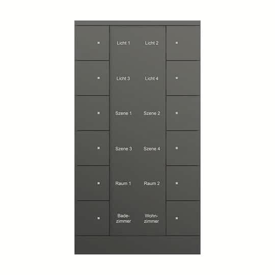 BJ 12f.Bedienelement SB/U12.0.11-885 schwarz matt
