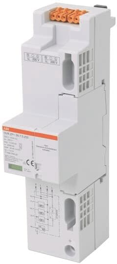 ABB Überspannungschutz Kombiableiter TYP1/2 OVR ZP+ 3N 7.5-255 TT/TNS