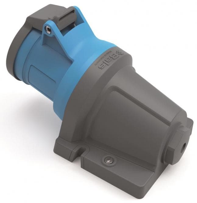 Bals Wandsteckdose INNOLINQ QC 110646 32A 3p 230V 6h IP44 blau blank
