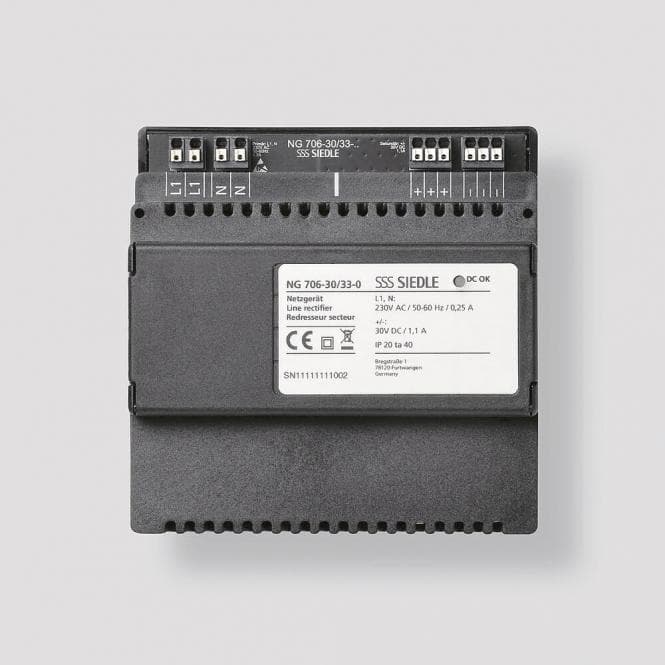 Siedle Netzgerät Schwarz NG 706-30/33-0