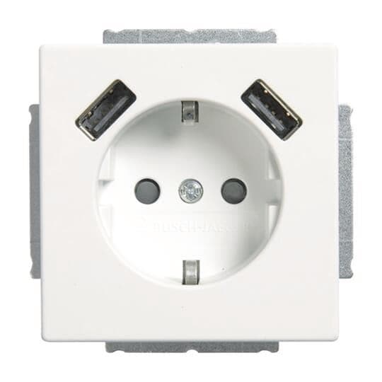 BJ Schuko/USB Steckdose 20 EUCB2USB-884 future linear USB-Ladestation sws