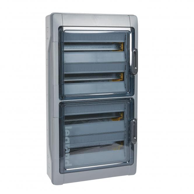 Legrand 601988 AP Feuchtraumverteiler Plexo³ IP65 IK09 4-reihig 72Module