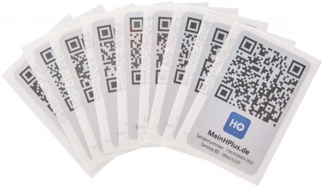 Hekatron Mein HPlus Service-Codes 10er 30-6800118-01-01
