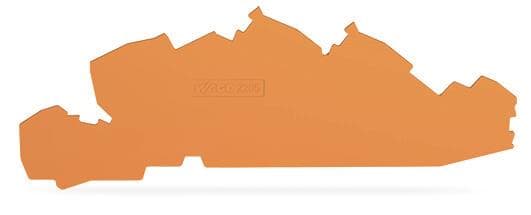 WAGO 2205-7692 Abschluss-und Zwischenplatte,,orange