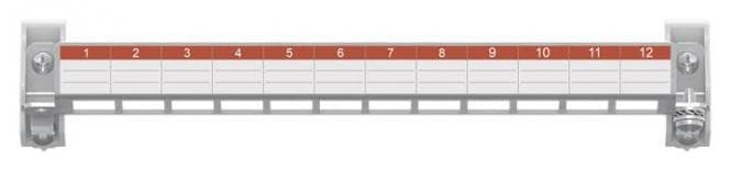 Striebel Patchpanel 12 Module ZEP12 E-Dat o.Keystone 2CPX054072R9999
