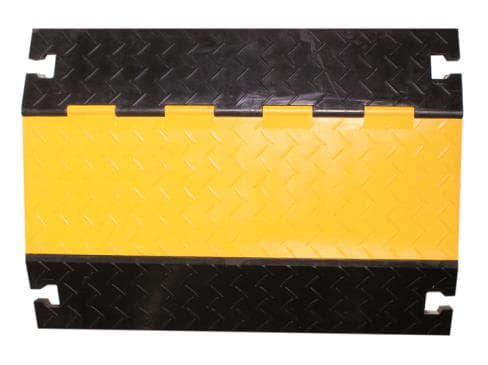 Walther Kabelbrücke 4K gerade 39870045 Vollgummi schwarz/gelb LxBxH:910x590x75