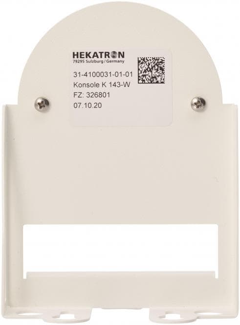 Hekatron Konsole für Monatge K 143-W direkt auf Türzarge 31-4100031-01-01