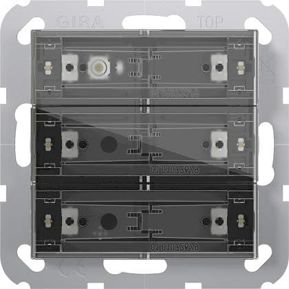 GIRA 504300 Tastsensor4 Komfort 3fach OneKNX System 55
