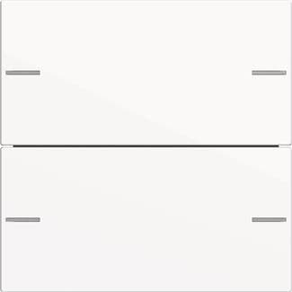 GIRA 575203 Wippenset 2fach Tastsensor4 System 55 Reinweiß glänzend