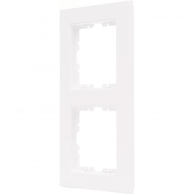 Kopp HK07-Abdeckrahmen 2-fach 402632005 Farbe:arktisweiß matt