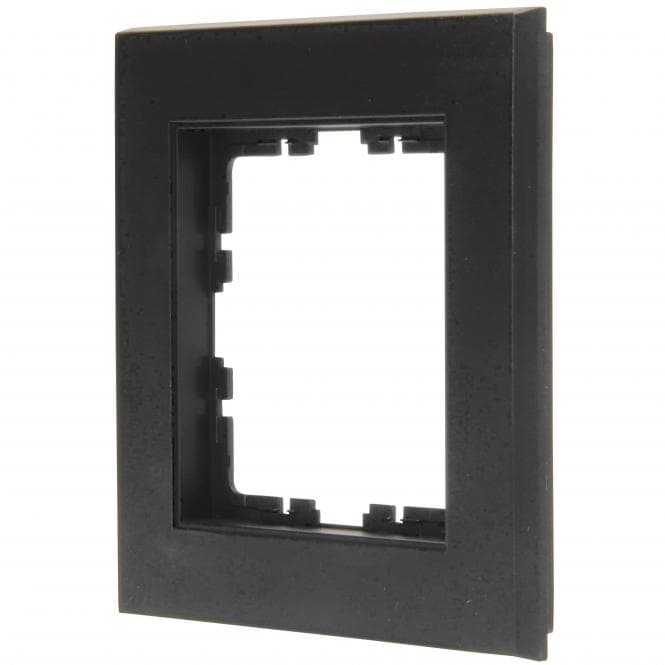 Kopp HK07-Abdeckrahmen 1-fach 402150002 Farbe:schwarz matt