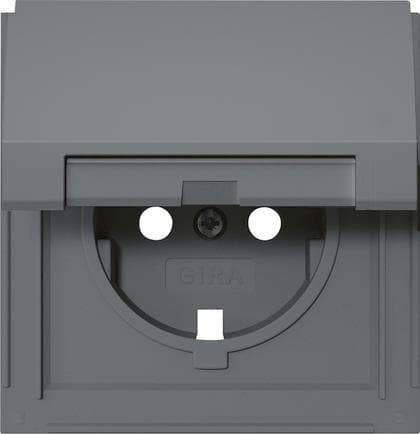 GIRA 492267 Abdeckung SCHUKO-Steckdose Klappdeckel TX_44 Anthrazit