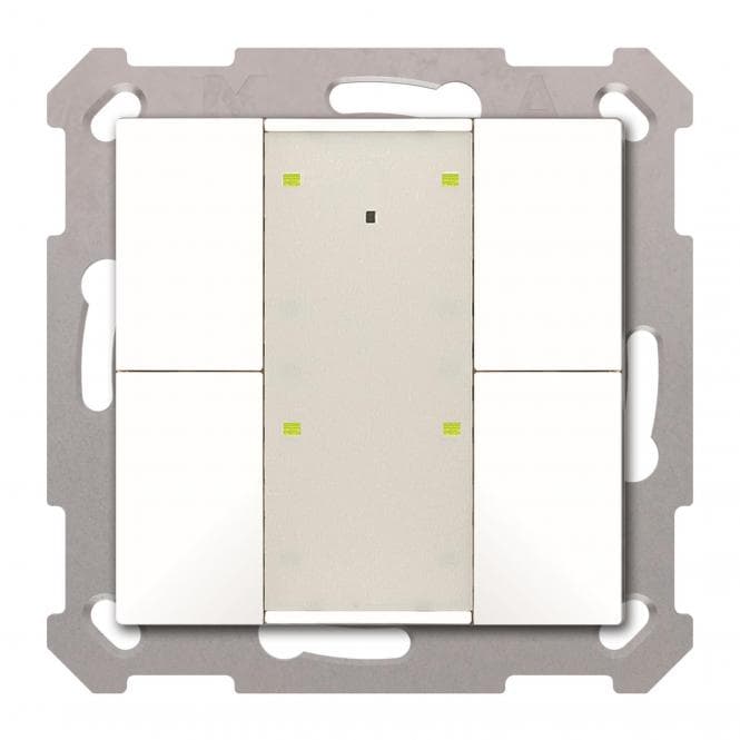 MDT BE-TA55P4.G2 Taster Plus 55 Plus 4-f Reinweiß glänzend