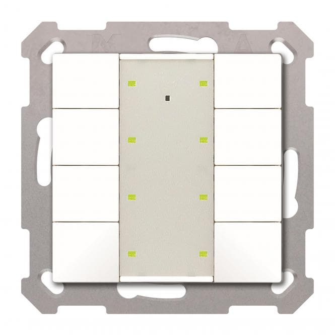 MDT BE-TA55P8.G2 Taster Plus 55 8-fach Reinweiß glänzend