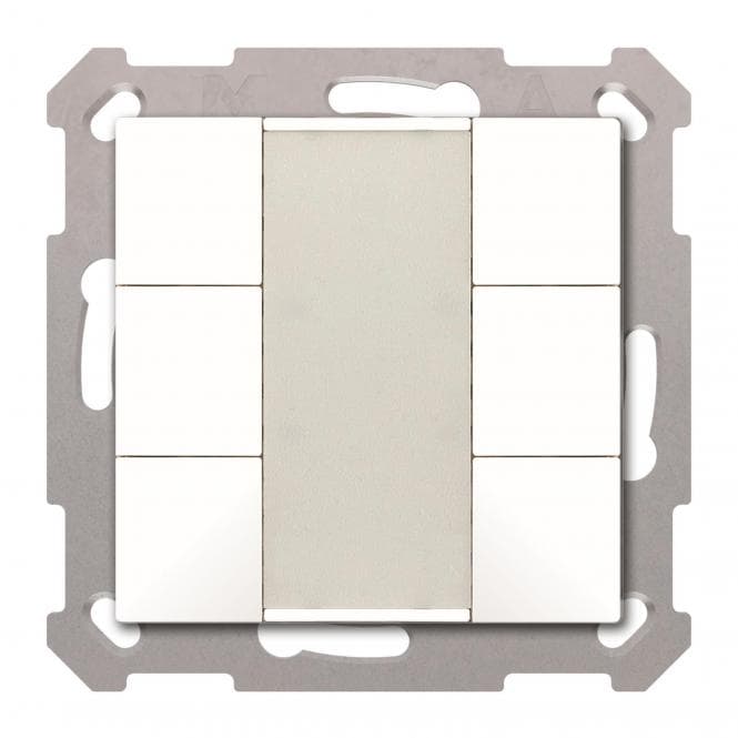 MDT BE-TA5506.G2 Taster 55 6-fach Reinweiß glänzend