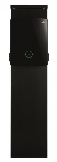 ABL Stele POLEM4 Twin für 100000192 Wallboxen eM4 Twin + eMH3, RAL 9011,