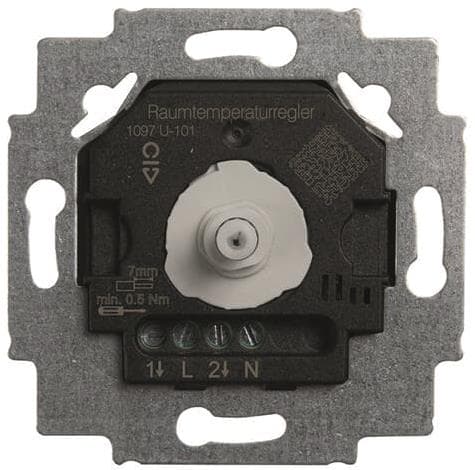 BJ RTR Raumtemperaturregler 1097 U-101 Einsatz Wechsler Drehregler